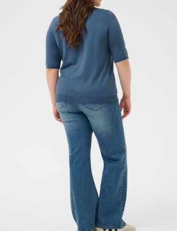 Bluza Kaffe Curve, albastru