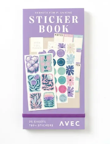 Set stickere AVEC, mix culori