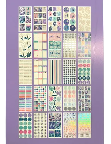 Set stickere AVEC, mix culori