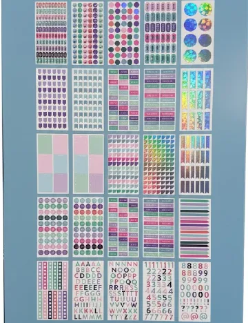 Set stickere AVEC, mix culori