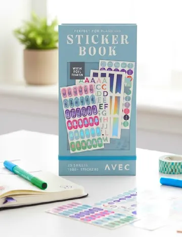 Set stickere AVEC, mix culori