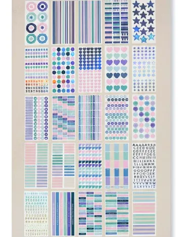 Set stickere AVEC, mix culori