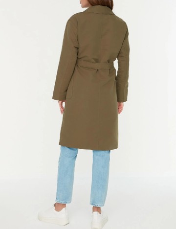 Trench TRENDYOL, kaki