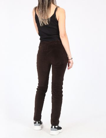 Pantaloni Zara, maro