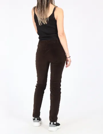 Pantaloni Zara, maro