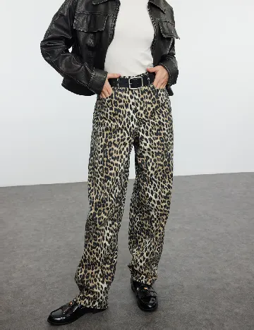 Blugi TRENDYOL, animal print