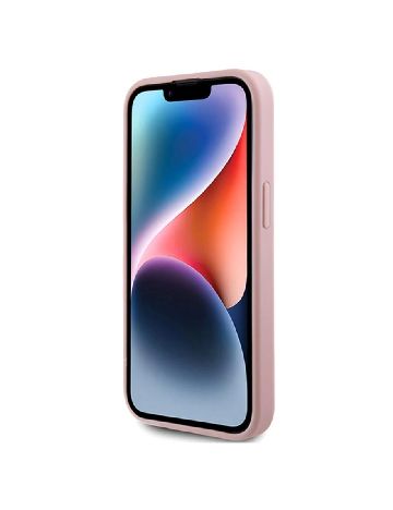 Husa iPhone 15 Guess, roz