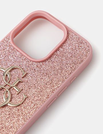 Husa iPhone 15 Guess, roz