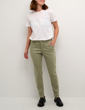Pantaloni Kaffe, verde