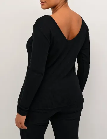 Bluza Kaffe Curve, negru