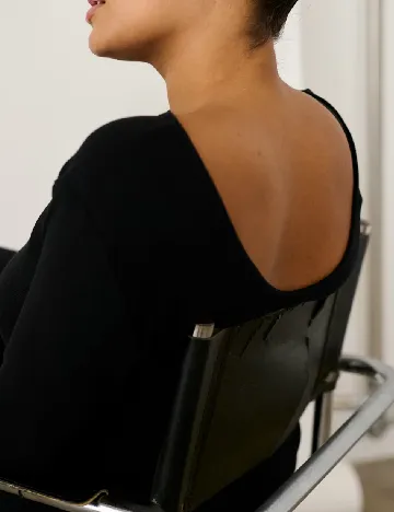 Bluza Kaffe Curve, negru