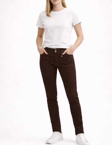 Pantaloni Bershka, maro