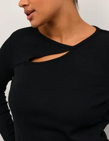 Bluza Kaffe Curve, negru