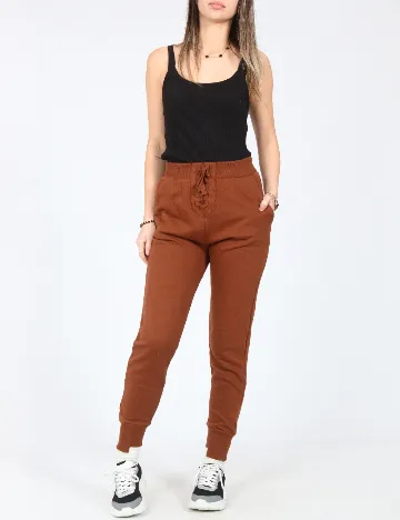 Pantaloni Pull&Bear, maro