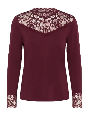 Bluza Cream, visiniu