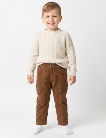 Pantaloni Zara, maro