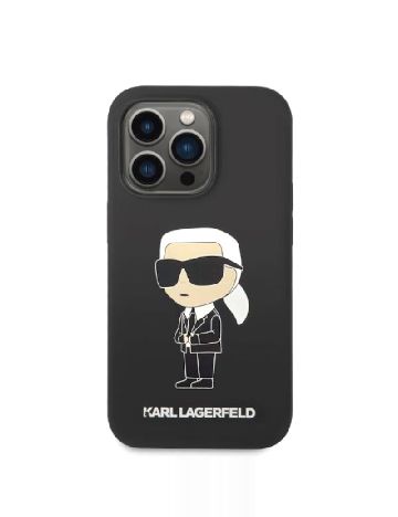 Husa iPhone 14 Pro KARL LAGERFELD, negru