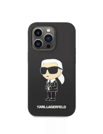 Husa iPhone 14 Pro KARL LAGERFELD, negru