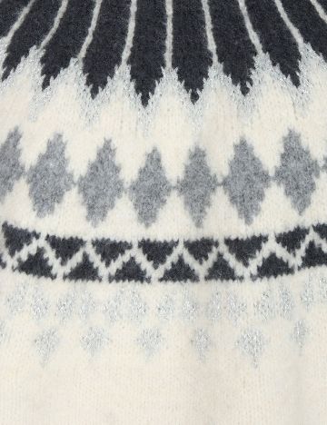 Pulover C&A, gri/alb