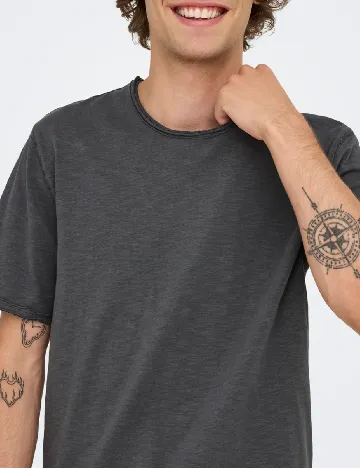 Tricou Jack&Jones, gri