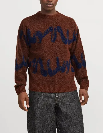 Pulover Jack&Jones, maro