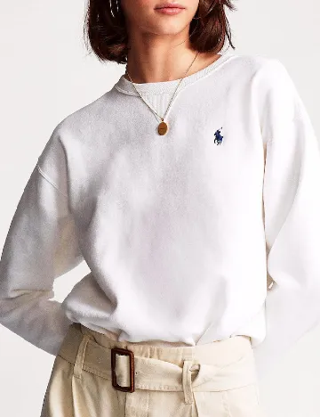 Bluza Polo Ralph Lauren, alb