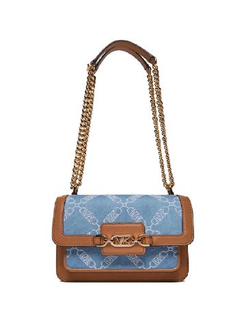 Geanta Michael Kors, maro/albastru