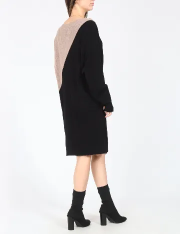 Rochie scurta C&A, negru/maro