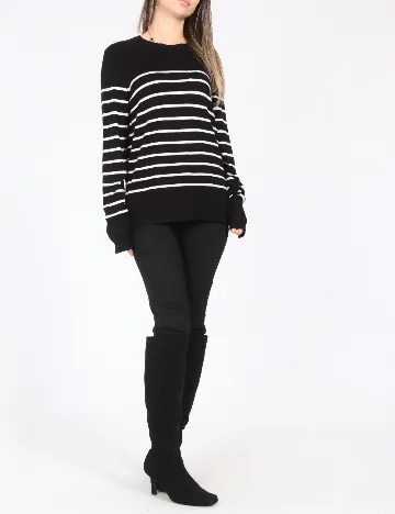 Bluza C&A, negru/alb