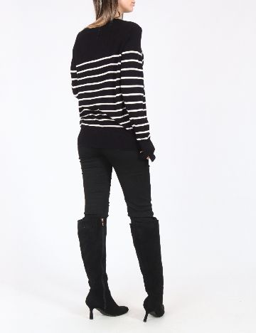 Bluza C&A, negru/alb