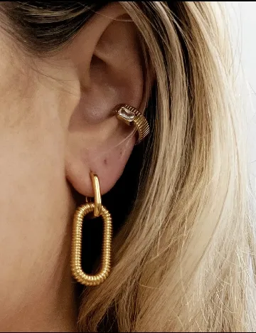 Cercei LUV AJ, auriu