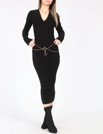 Rochie medie Elisabetta Franchi, negru