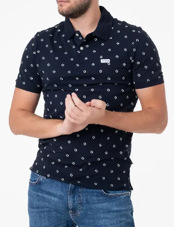 Tricou Guess, bleumarin