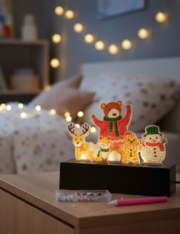 Kit creatie lampa de Craciun  Kids Kingdom, mix culori