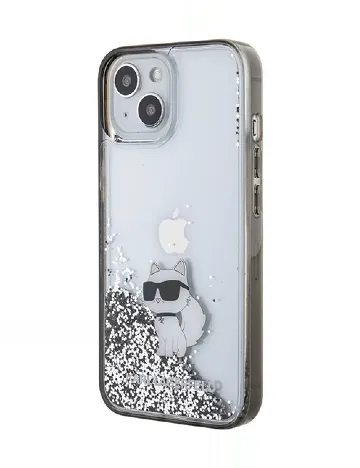 Husa iPhone 15 KARL LAGERFELD, gri