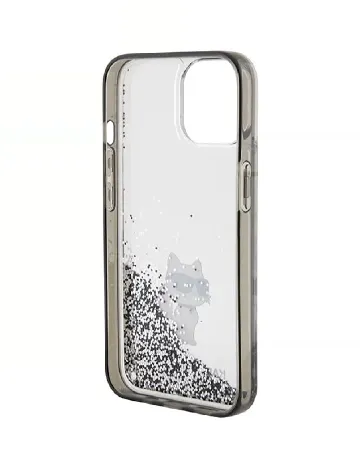 Husa iPhone 15 KARL LAGERFELD, gri