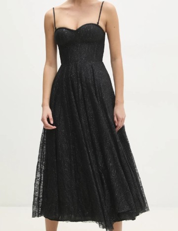 Rochie medie Answear LAB, negru