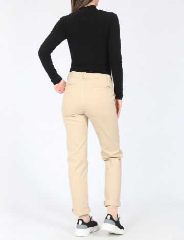 Pantaloni Zara, crem