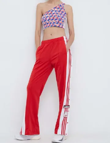 Pantaloni Adidas, rosu
