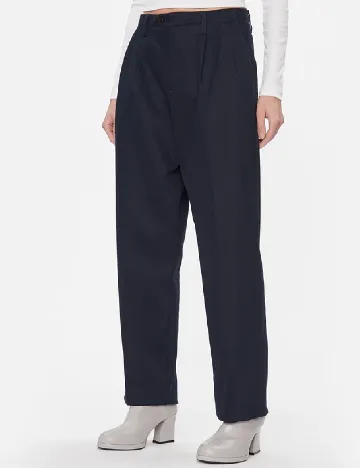 Pantaloni Tommy Hilfiger, bleumarin
