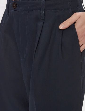 Pantaloni Tommy Hilfiger, bleumarin