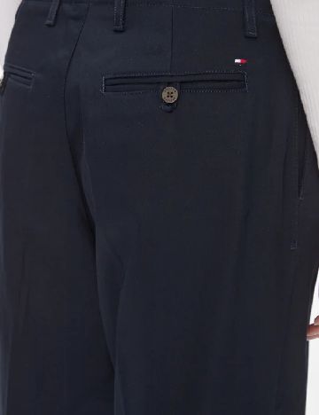 Pantaloni Tommy Hilfiger, bleumarin
