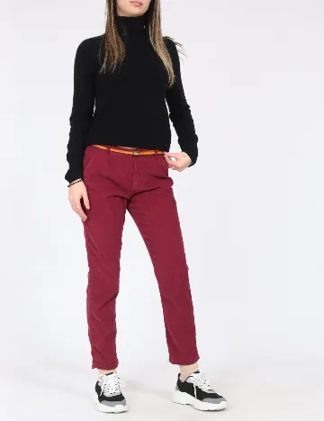 Pantaloni Zara, grena