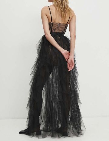 Rochie lunga Answear LAB, negru