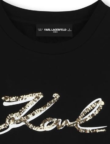 Tricou KARL LAGERFELD, negru