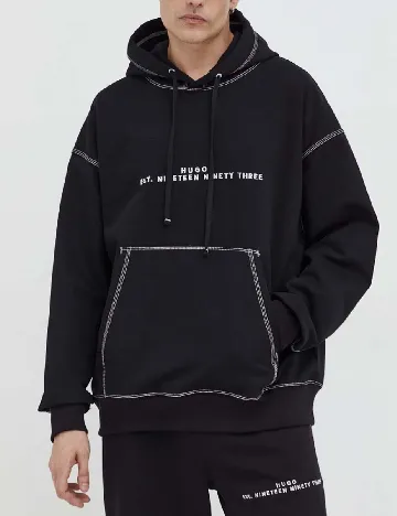 Hanorac Hugo, negru