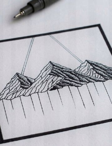 Set de finelinere 8 bucati AVEC, negru