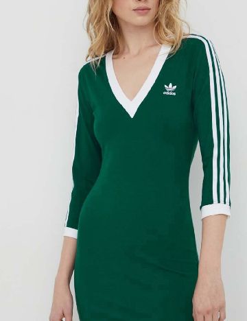 Rochie lunga Adidas, verde