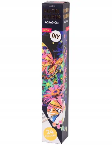 Set de pictura pe numere AVEC, mix culori