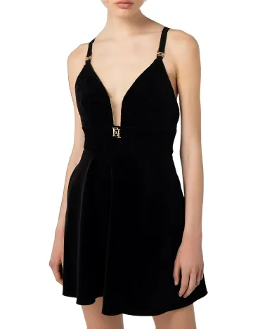Rochie scurta Elisabetta Franchi, negru